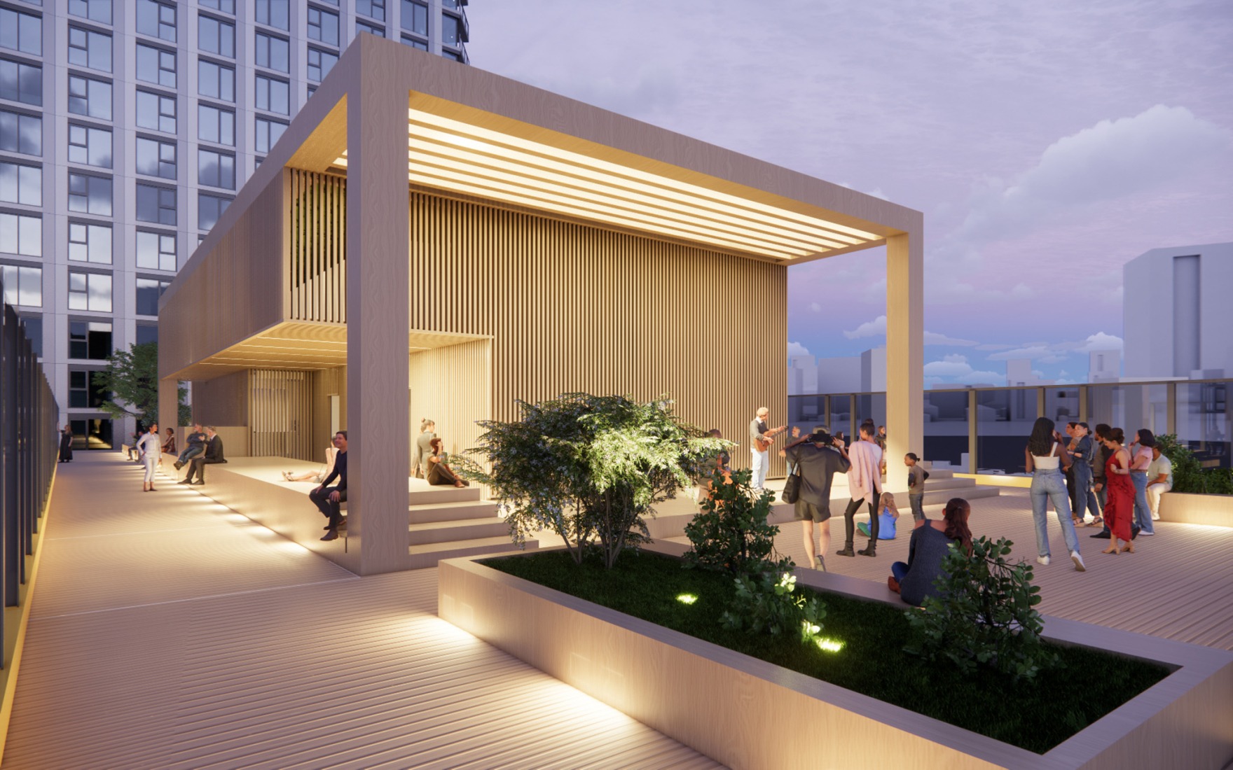 Visualización. The Sax por MVRDV.  