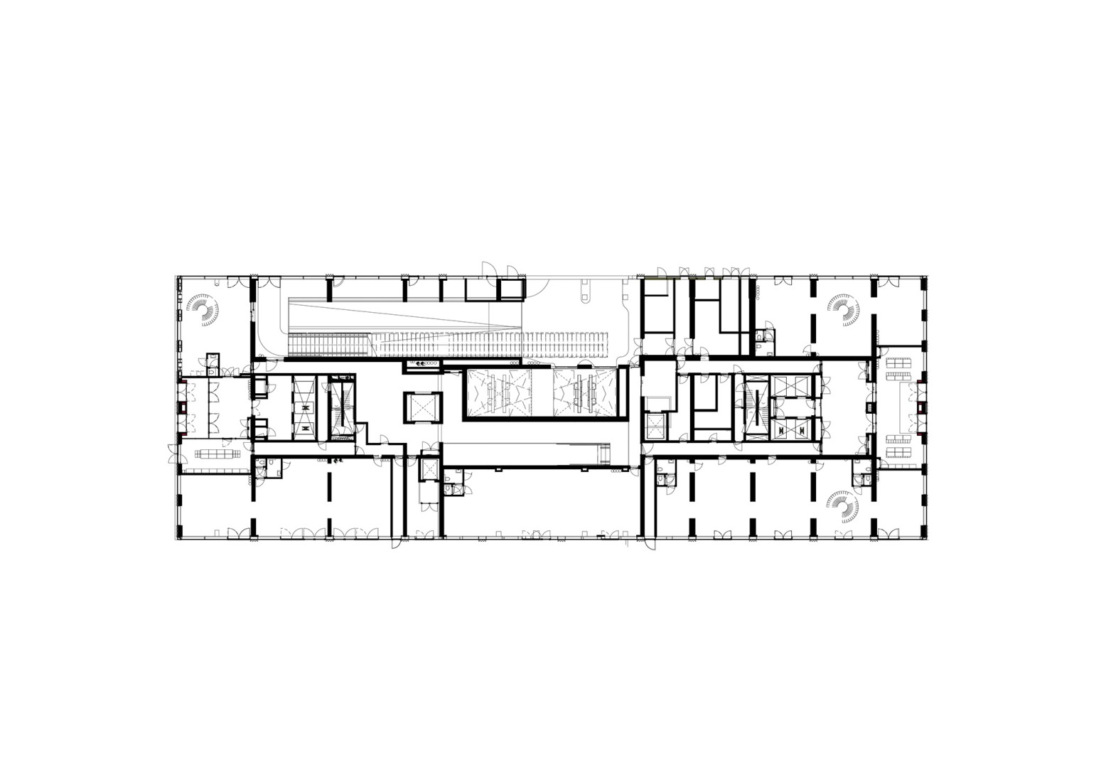 Plano de planta baja. The Sax por MVRDV.
