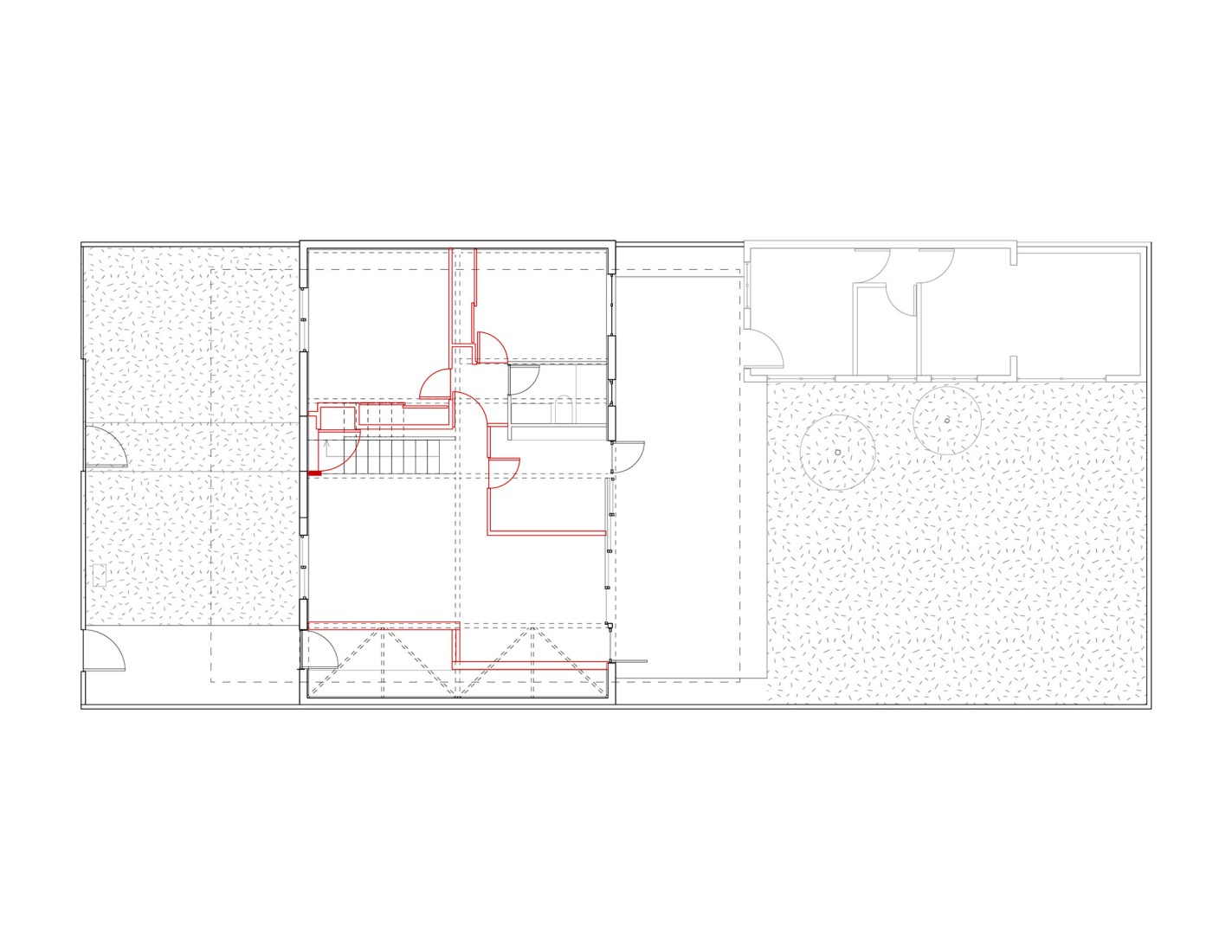 Previous state plan. ZA House by Rodrigo Valenzuela Jerez.