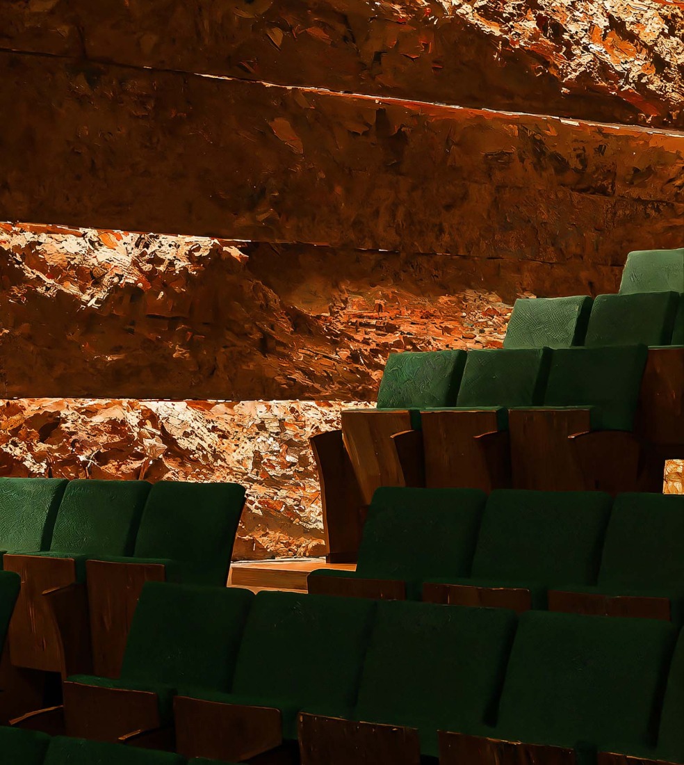 Rendering. New Düsseldorf opera house by Snøhetta. Image by Mir.