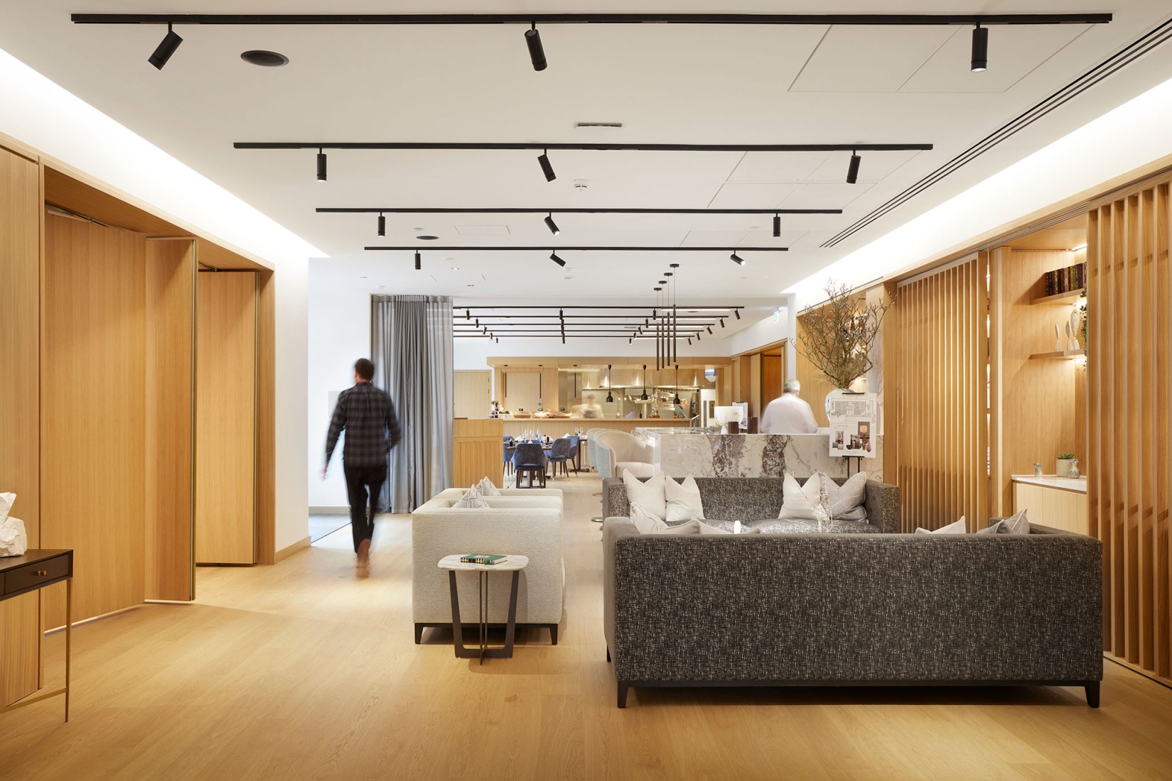 "The Oren" residential complex by Stanton Williams. Photograph by Jack  Hobhouse.