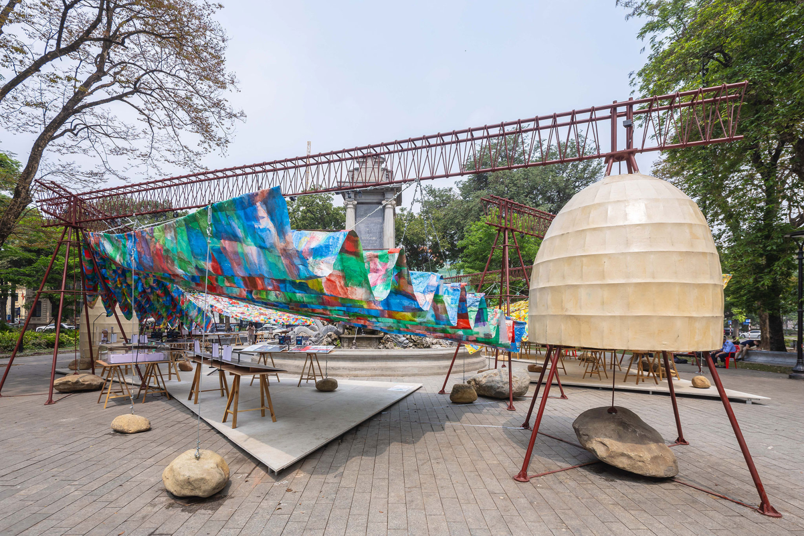 Pabellón T10A por ODDO architects. Fotografía por Trieu Chien.