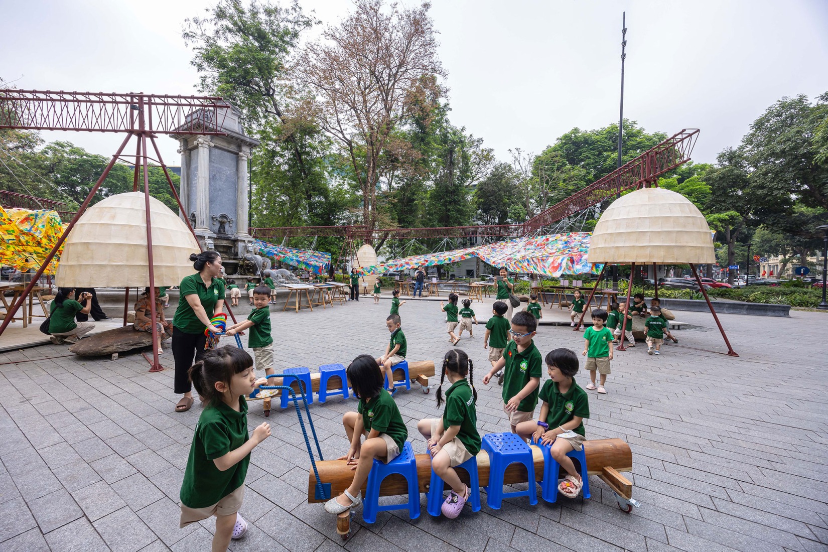 Pabellón T10A por ODDO architects. Fotografía por Trieu Chien.