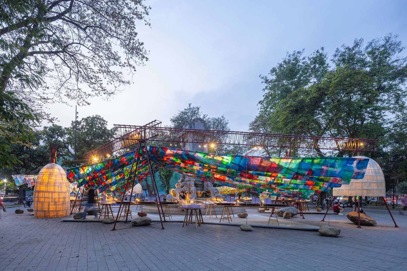 Pabellón T10A por ODDO architects. Fotografía por Trieu Chien.