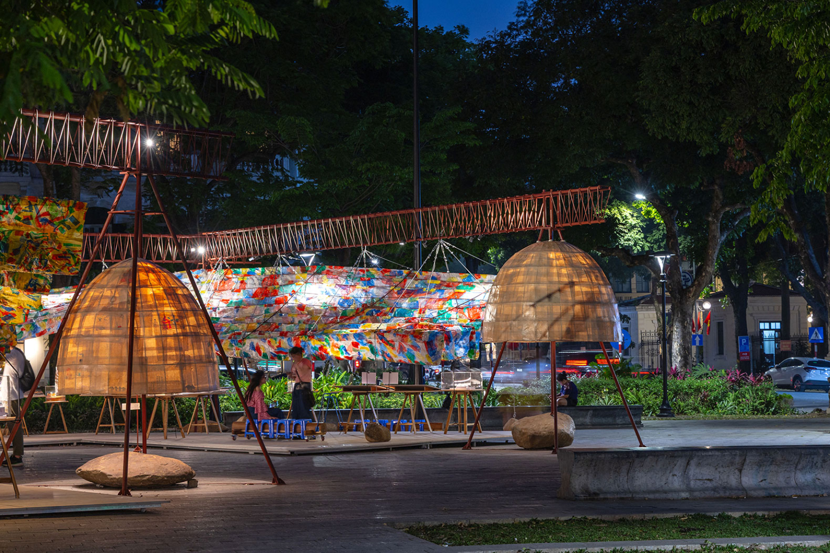 Pabellón T10A por ODDO architects. Fotografía por Trieu Chien.