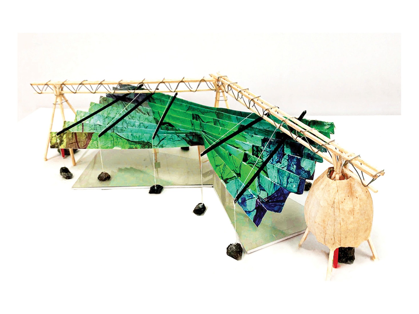 Maqueta. Pabellón T10A por ODDO architects.