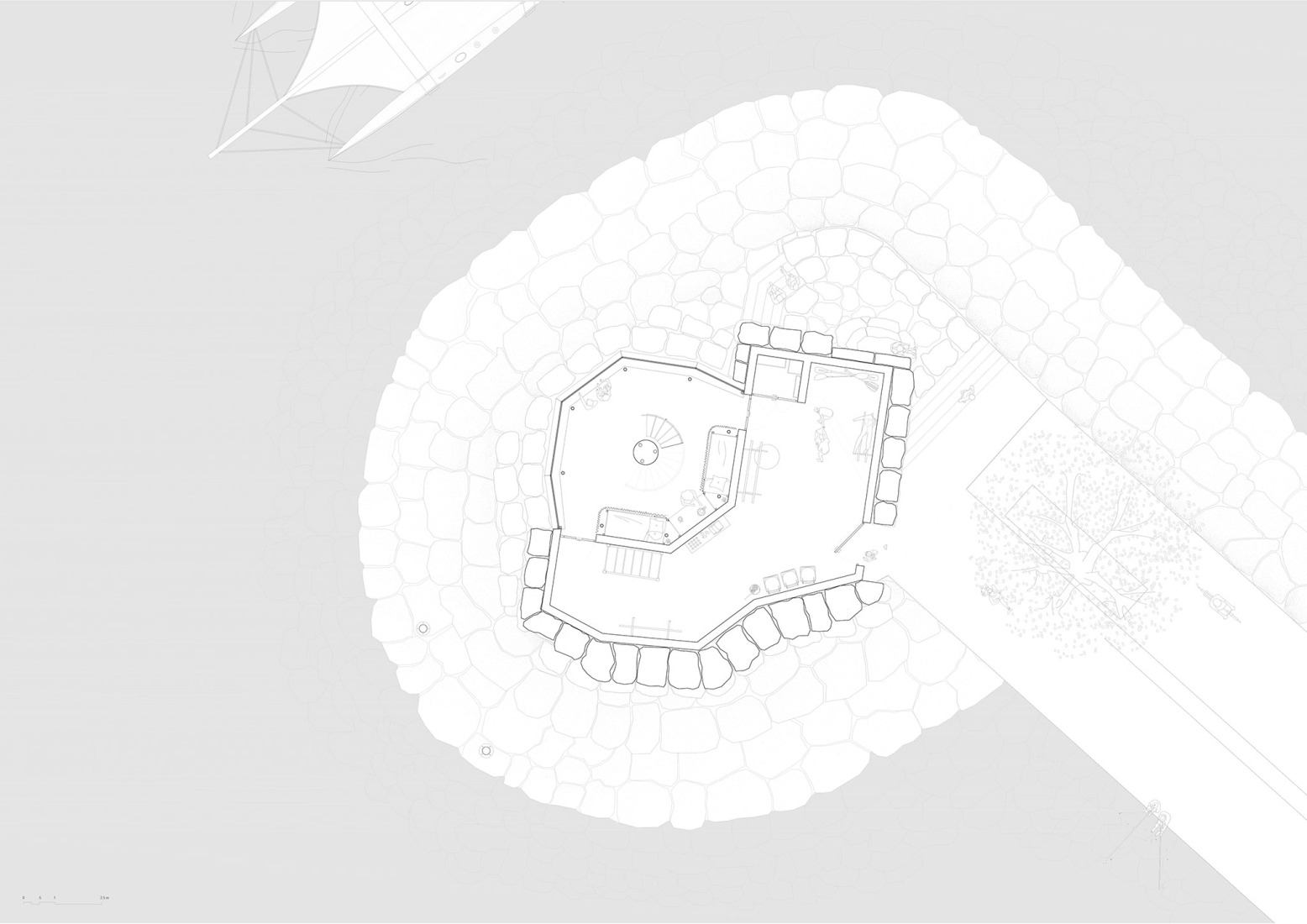 First floor plan. Phare by Bureau.  