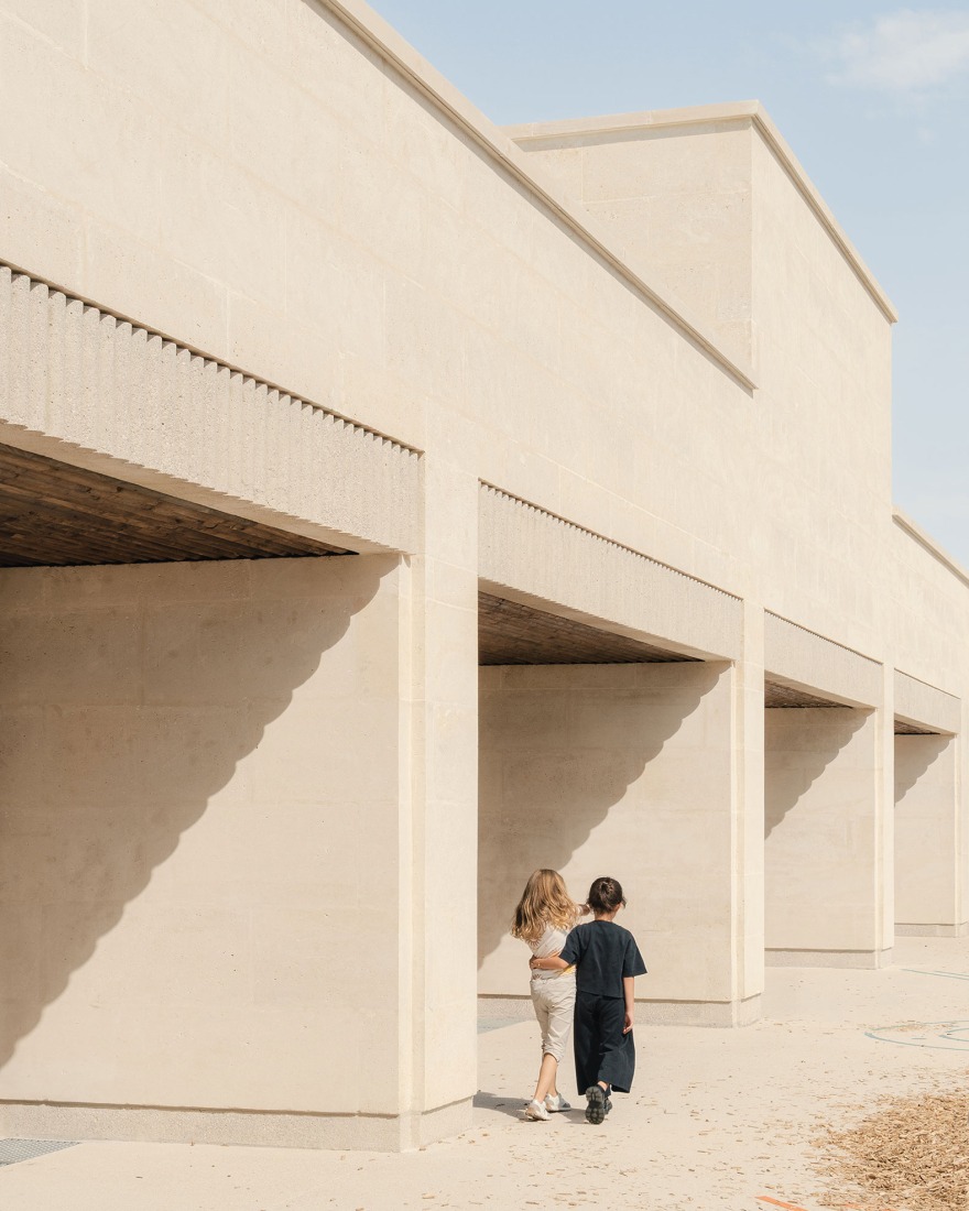 Simone Veil School Complex by Le Penhuel et Associés. Photograph by Vladimir de Mollerat du Jeu.