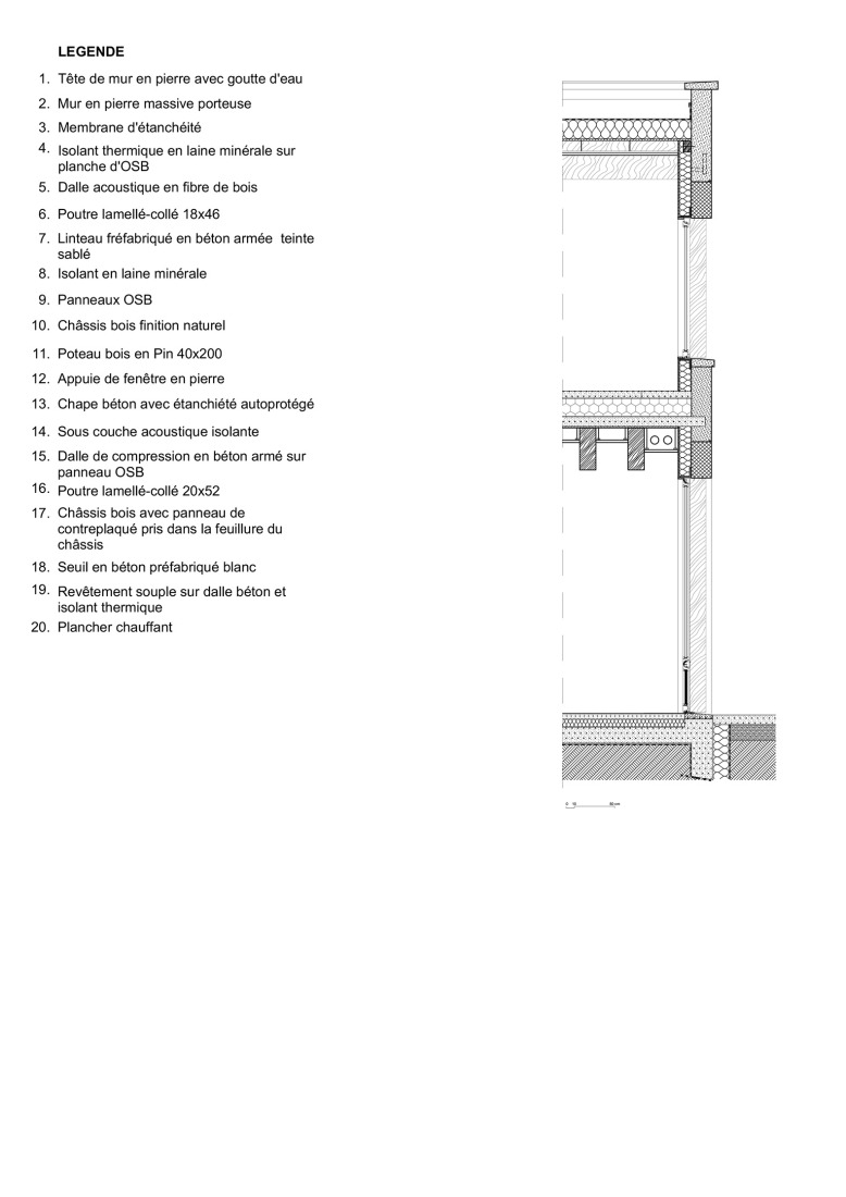 Detail. Simone Veil School Complex by Le Penhuel et Associés. 
