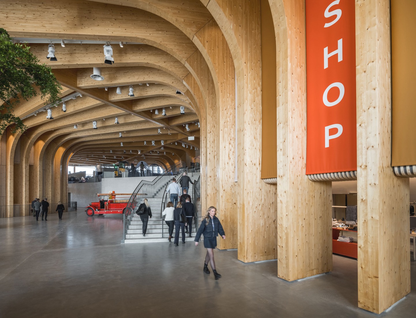 "World of Volvo" by Henning Larsen. Photograph by Rasmus Hjortshøj. 