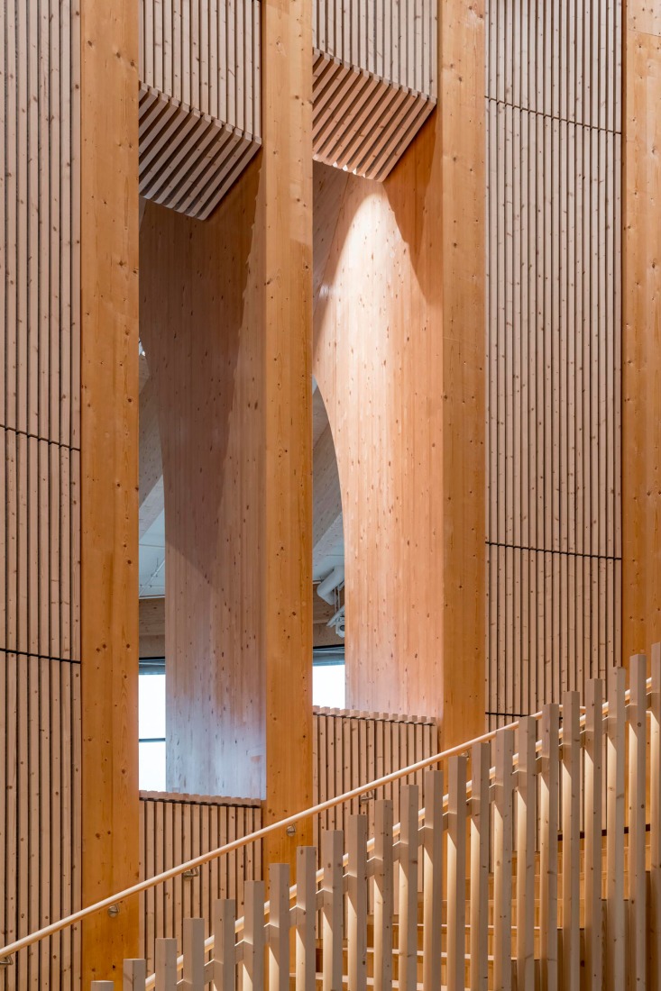 Rendering. "World of Volvo" by Henning Larsen. 