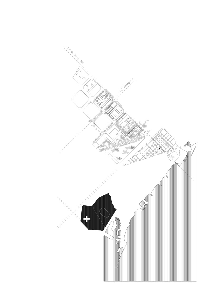 Site plan, 1855. GREENH@USE, 140 viviendas sociales por Peris + Toral Arquitectes.