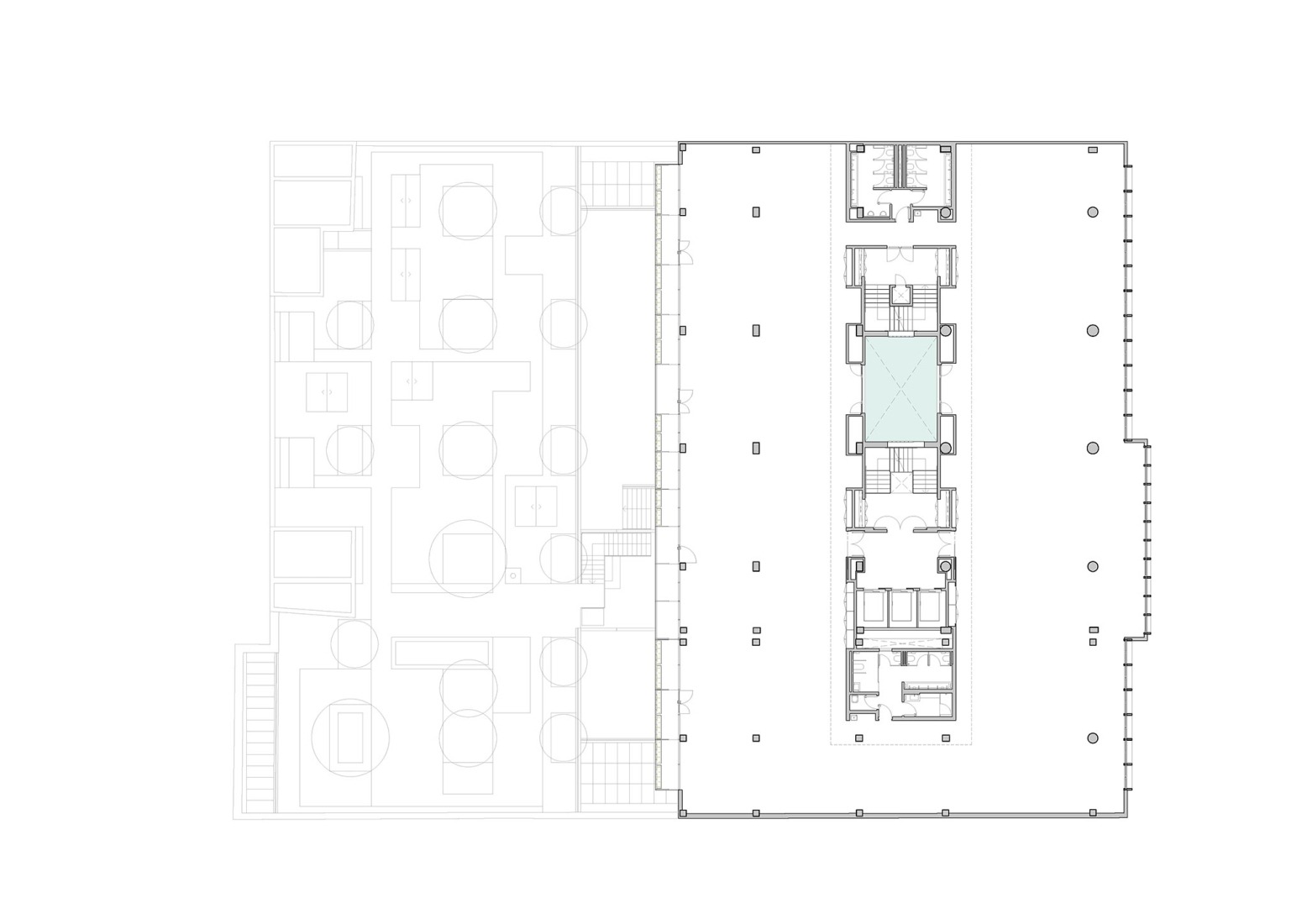 Type floor plan. Renovation of the Aribau195 building by scob.