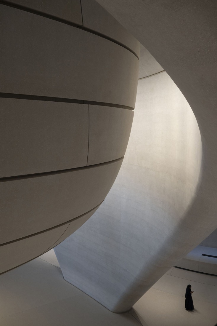 Zayed National Museum by Foster + Partners. Photograph by Nigel Young.