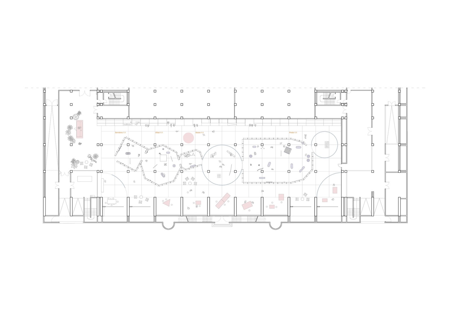 Plano de planta. «Garage Encounters» por BUREAU.