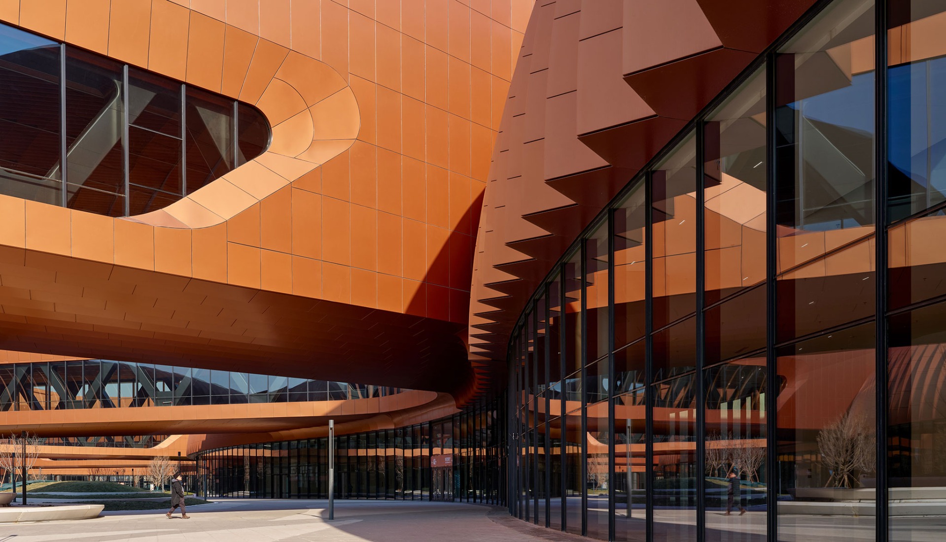 CIECC by Zaha Hadid Architects. Photograph by Virgile Simon Bertrand.