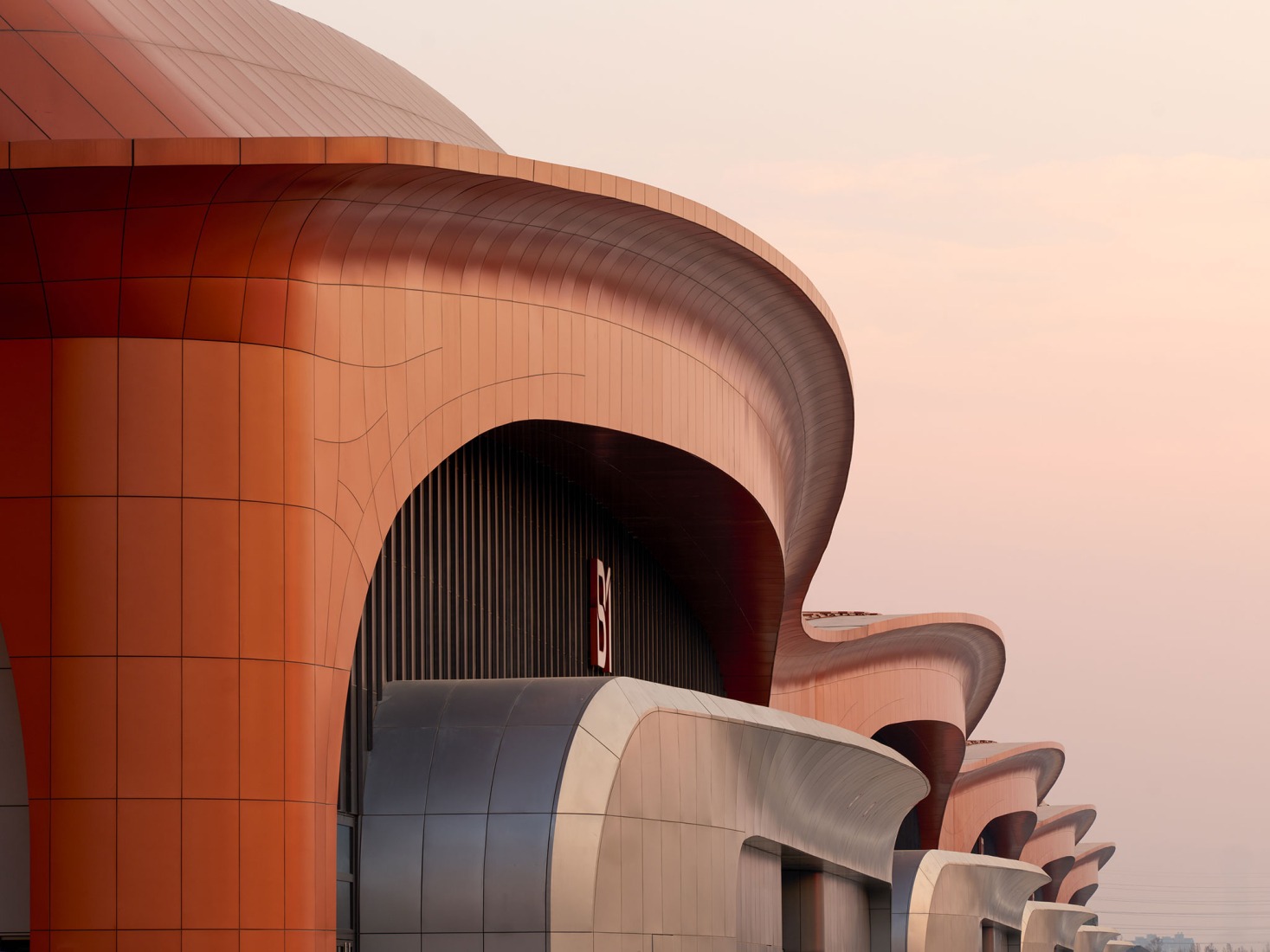 CIECC by Zaha Hadid Architects. Photograph by Virgile Simon Bertrand.