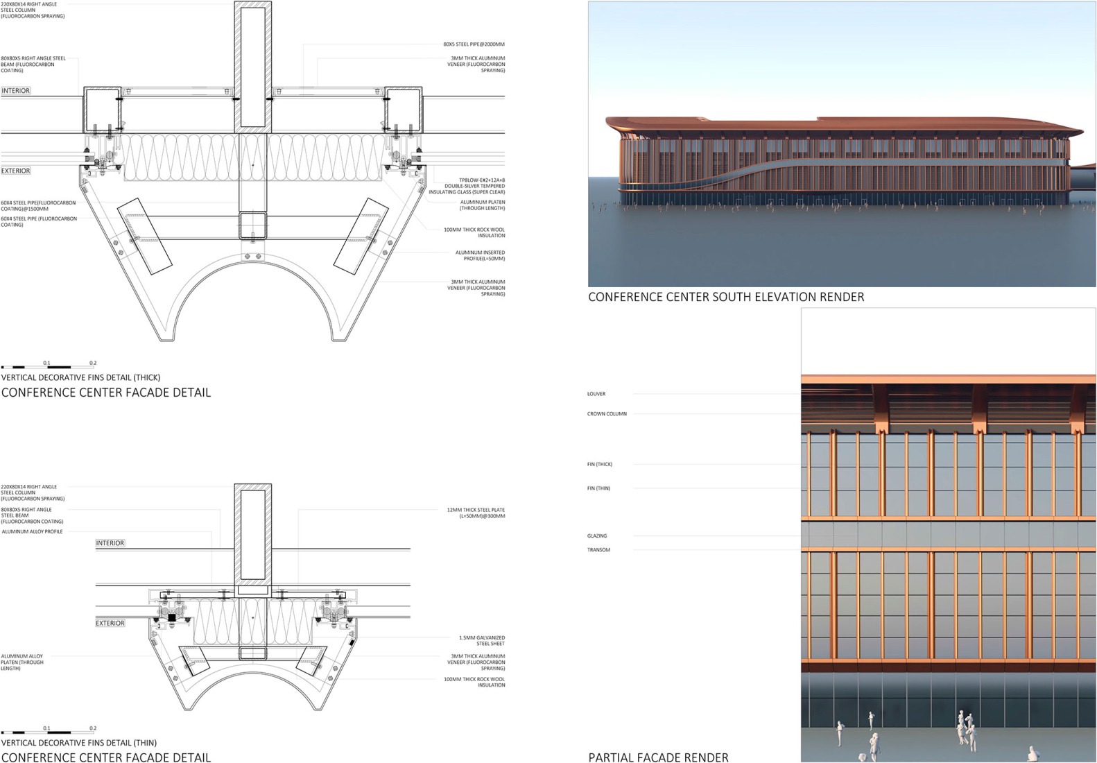 Constructive details. CIECC by Zaha Hadid Architects.