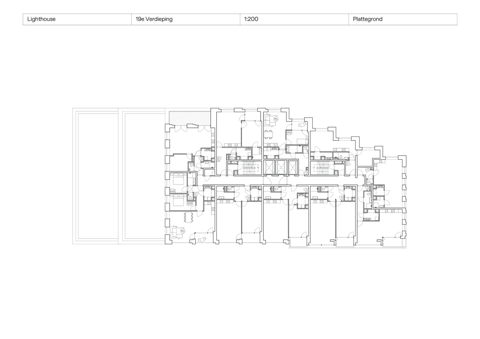 Floor plan 19. "Lighthouse" by De Zwarte Hond.