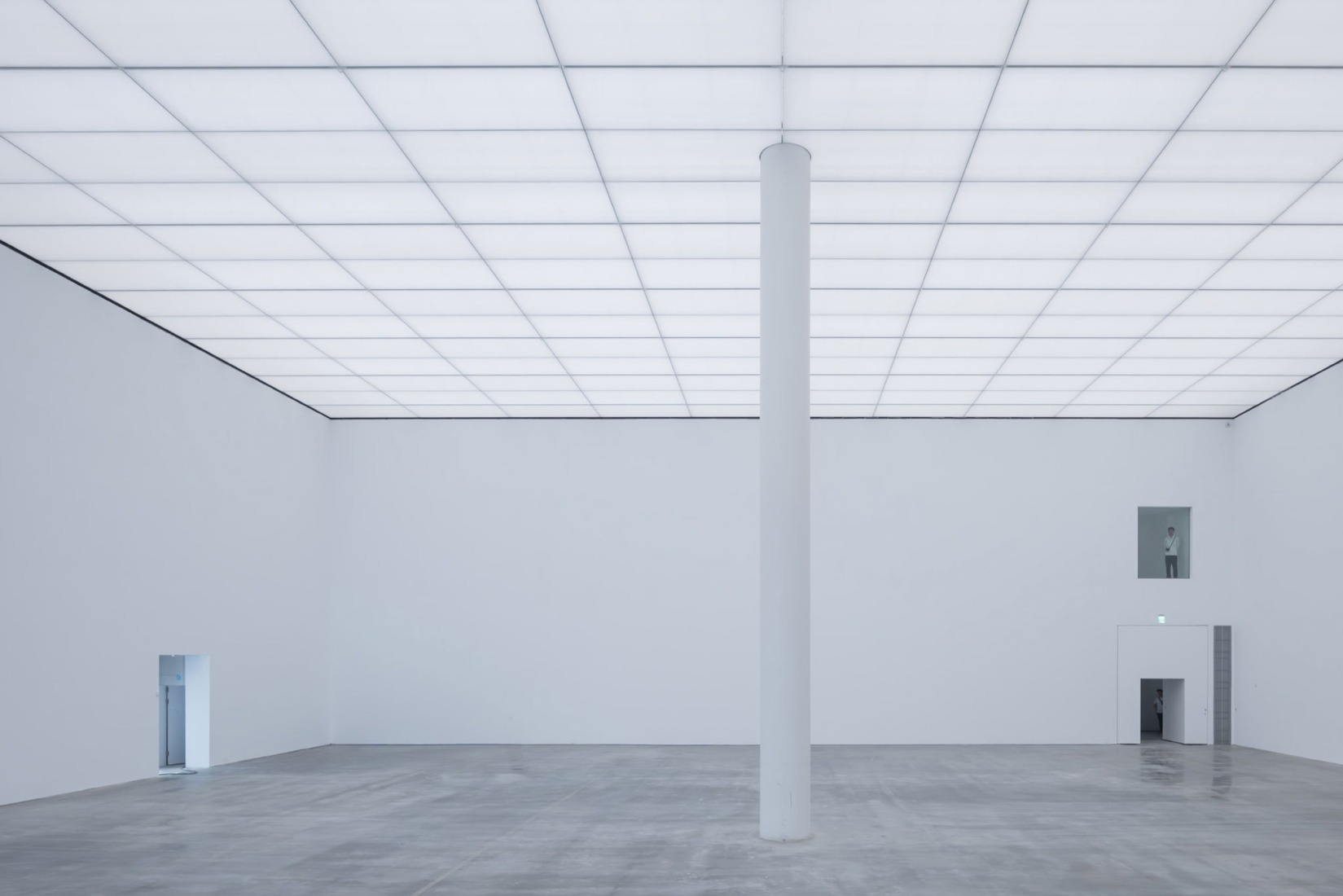 Museo-biblioteca verde de Taichung por SANAA. Fotografía por Iwan Baan.