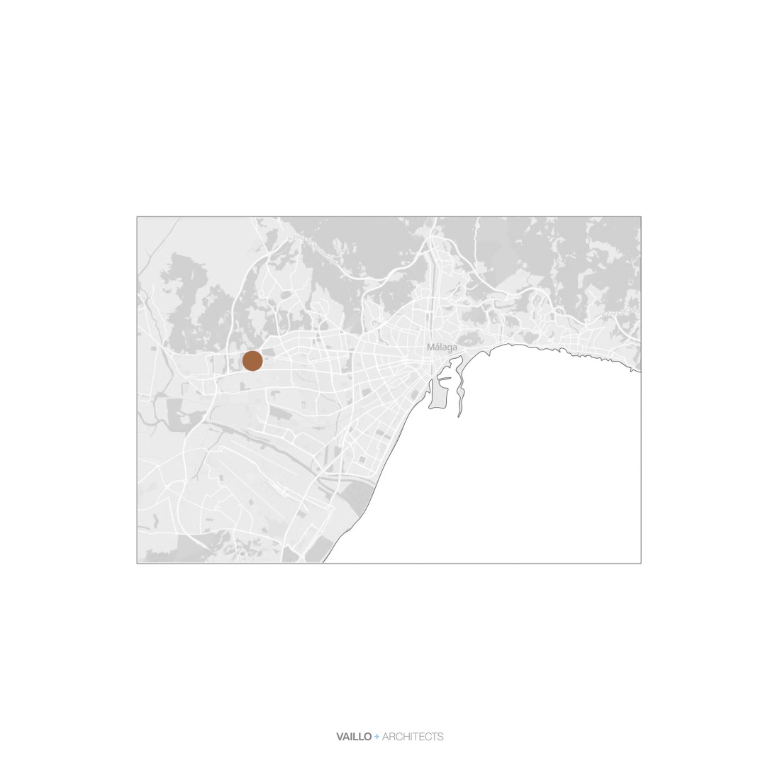 Plano de situación. Facultad de Turismo por Vaillo +Architects.