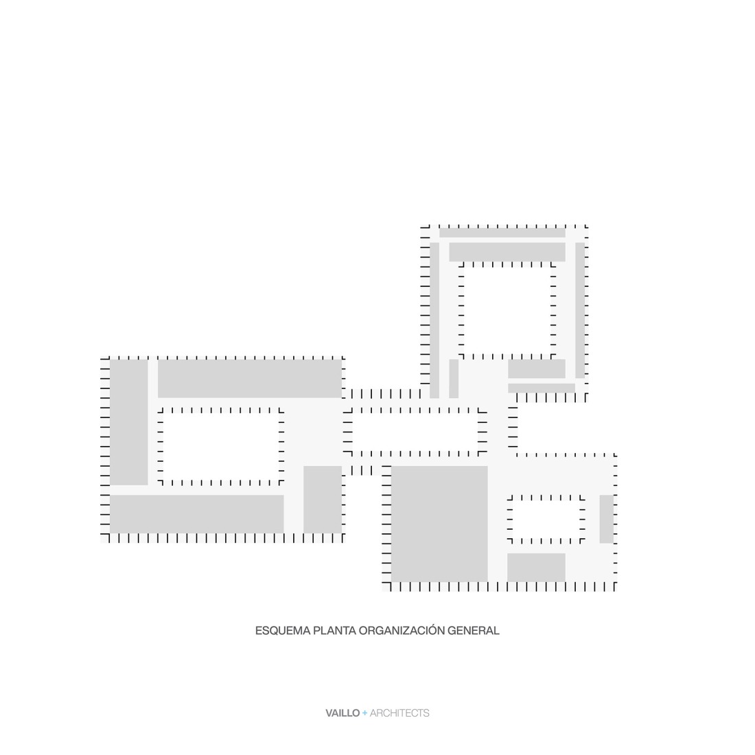 Esquema. Facultad de Turismo por Vaillo +Architects.