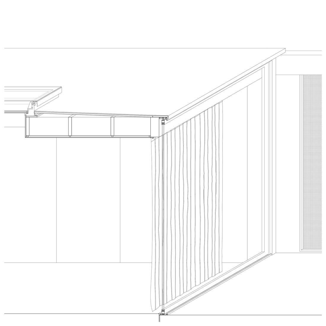 Construction section. M37 house in Contis by BAST + LITTORAL.
