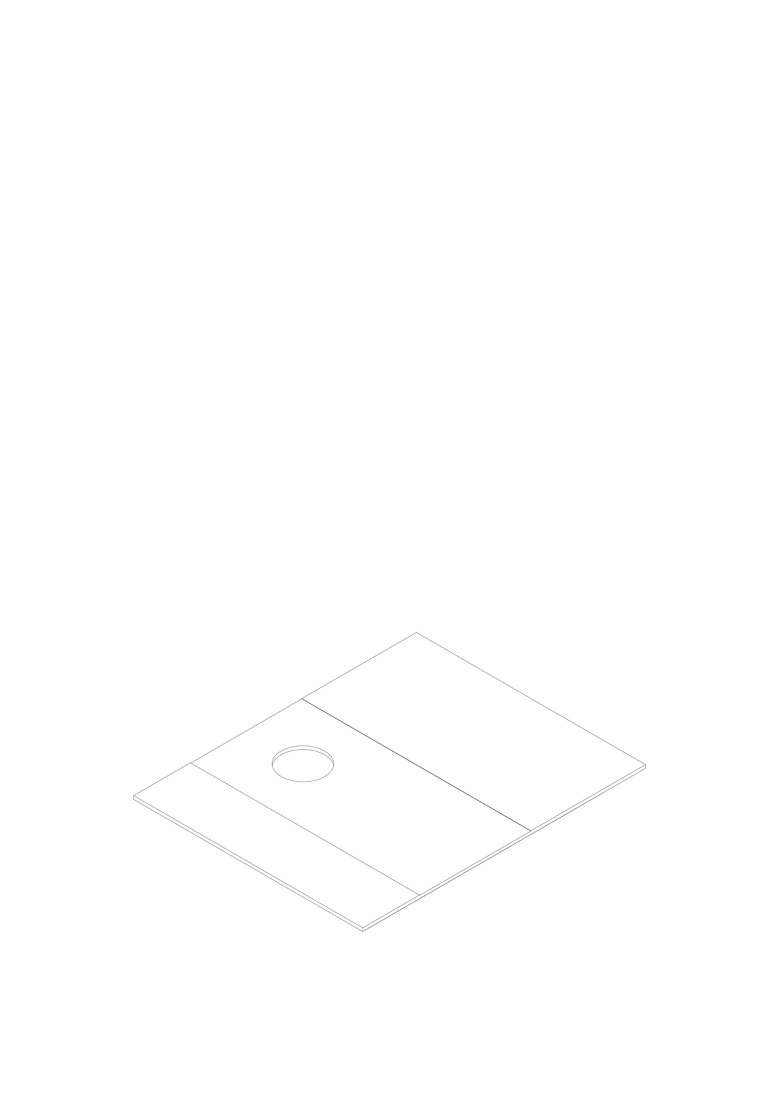 Axonometry. M37 house in Contis by BAST + LITTORAL.