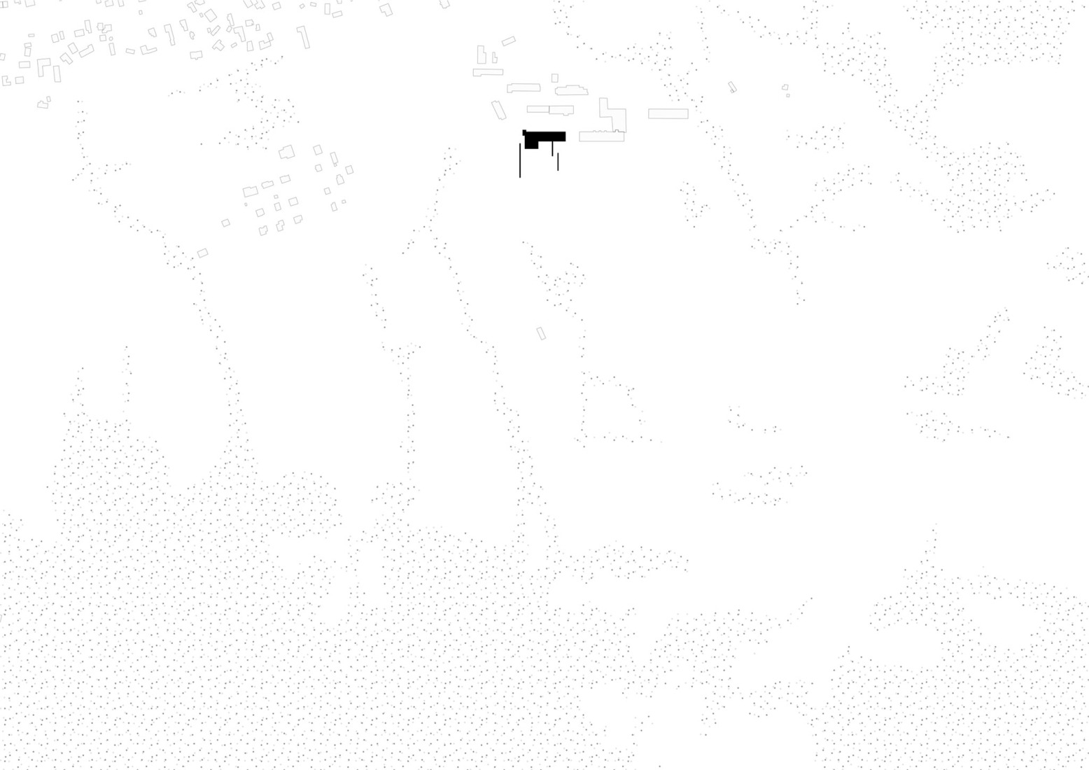 Plano de situación. Sede central y sala de exposición de Janošík por Jakub Janošík.