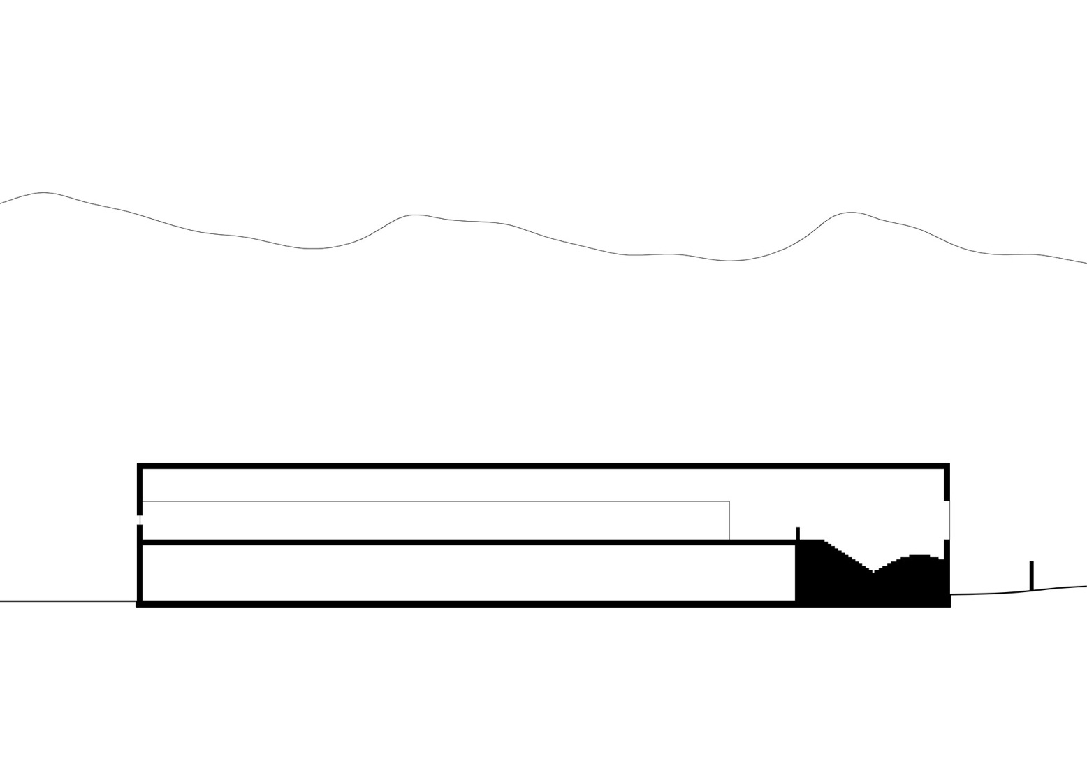 Sección. Sede central y sala de exposición de Janošík por Jakub Janošík.
