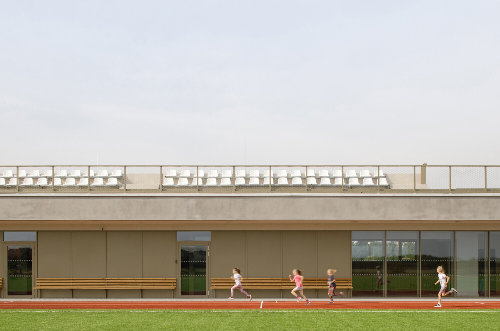 VIDA Elementary School by OVA. Photograph by Alex Shoots Buildings.