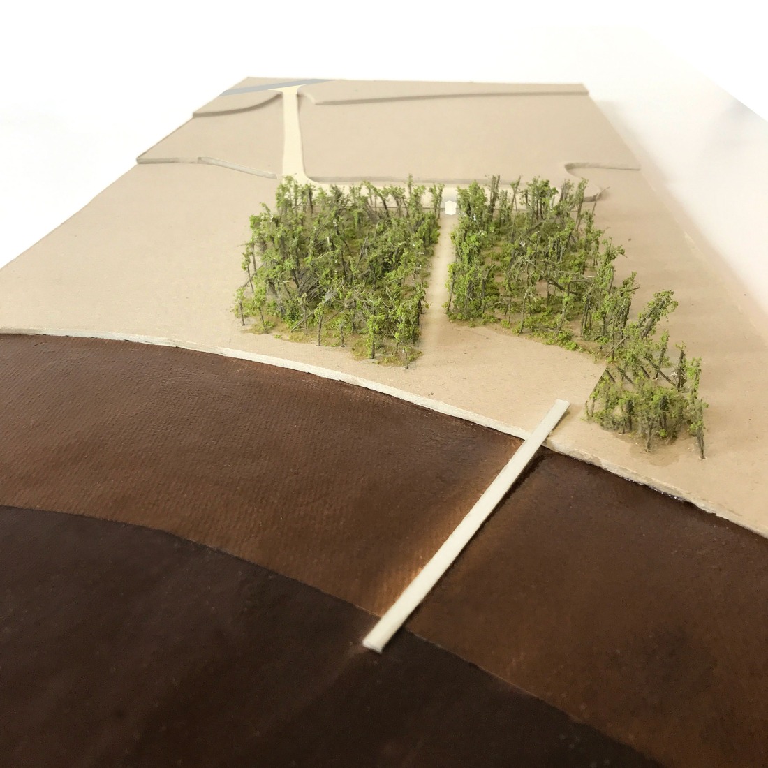 Maqueta. «Sundshopen», rutas panorámicas noruegas por Rever and Drage.