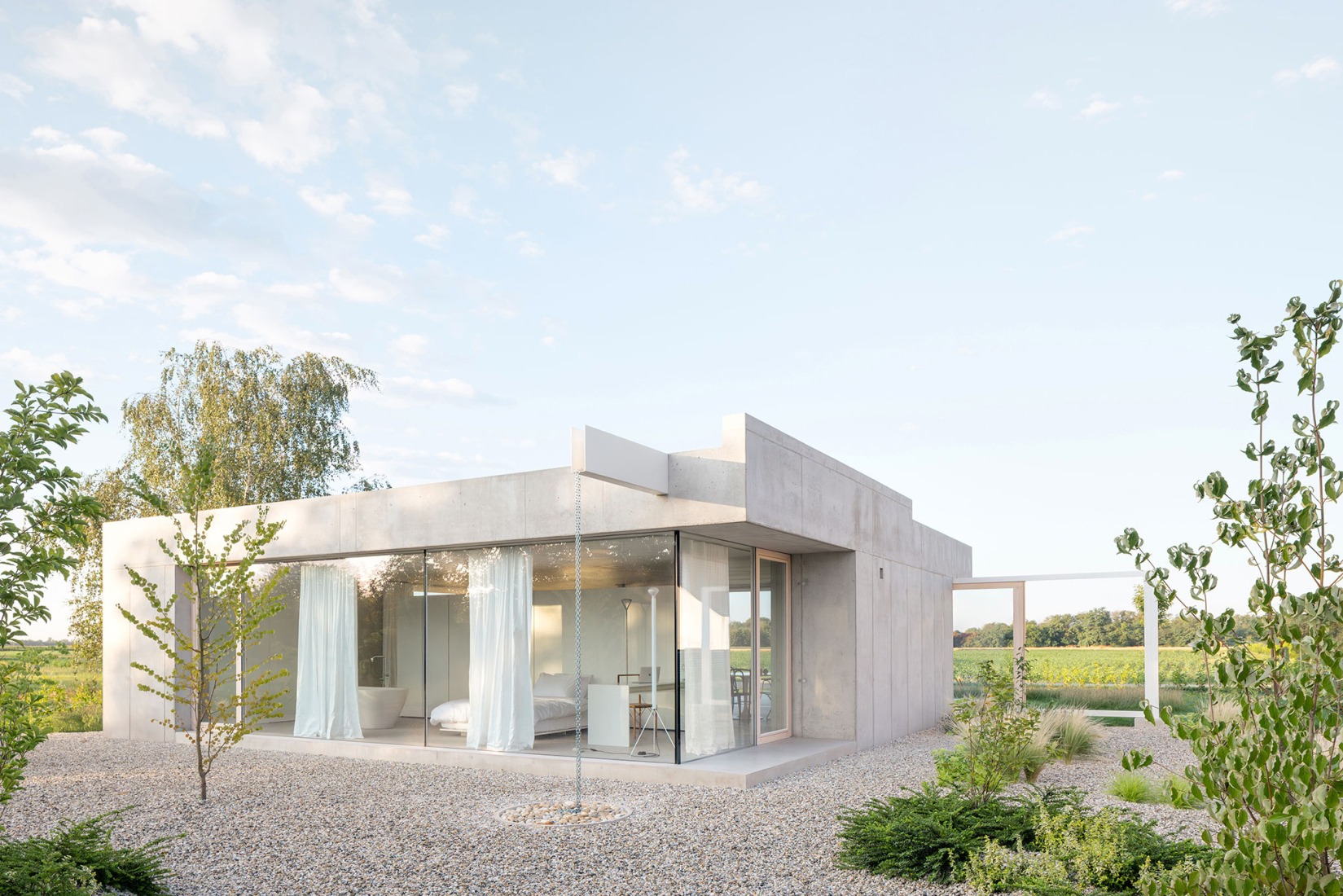 House on the Edge of the Plain by Skupaj arhitekti. Photograph by Ana Skobe