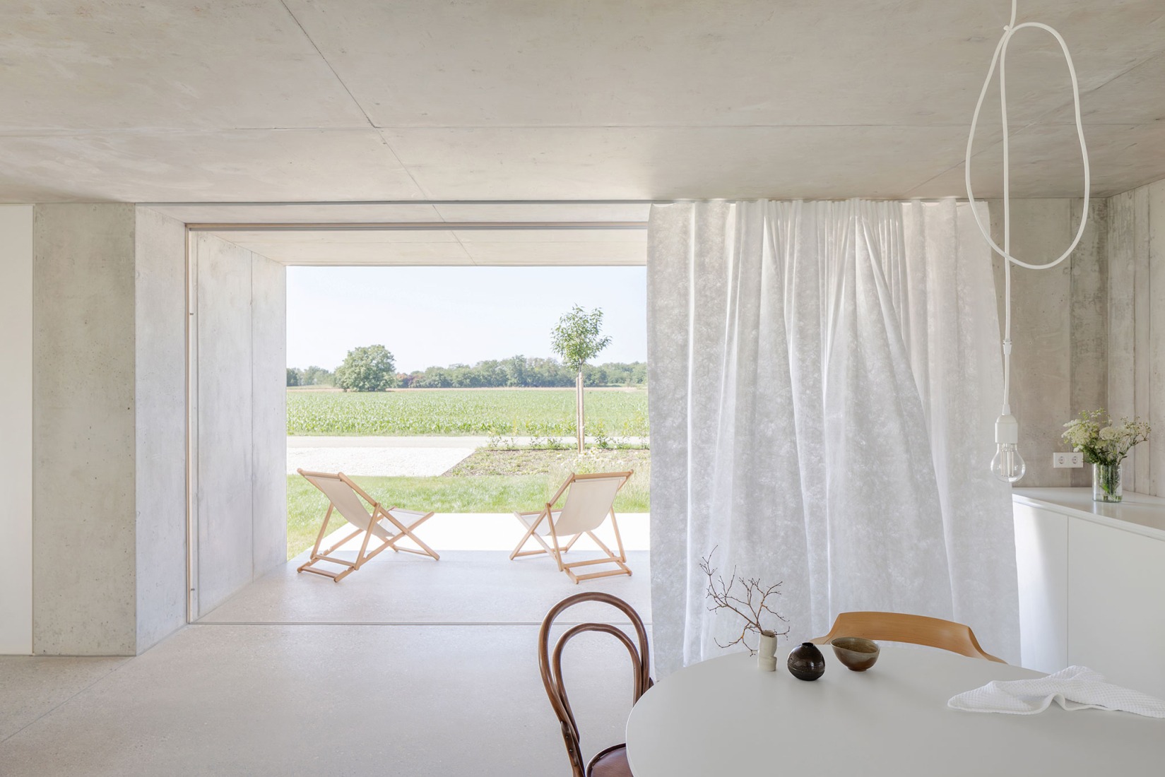 House on the Edge of the Plain by Skupaj arhitekti. Photograph by Ana Skobe