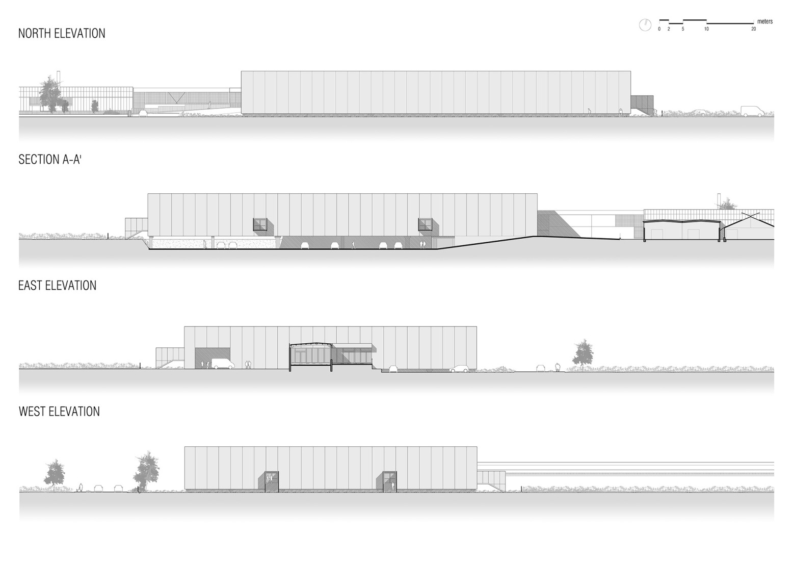 Elevations. "Green Village" by Studio Bressan.