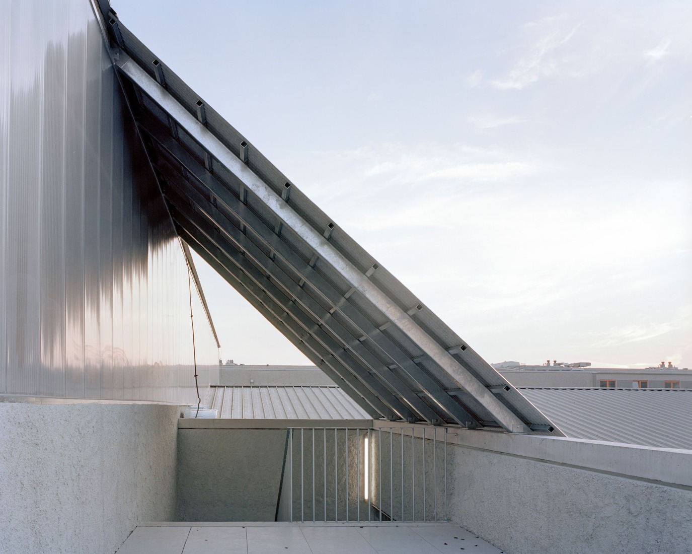 Temporary Spaces for Slovenian National Theatre Drama by Vidic Grohar Arhitekti. Photograph by Maxime Delvaux.