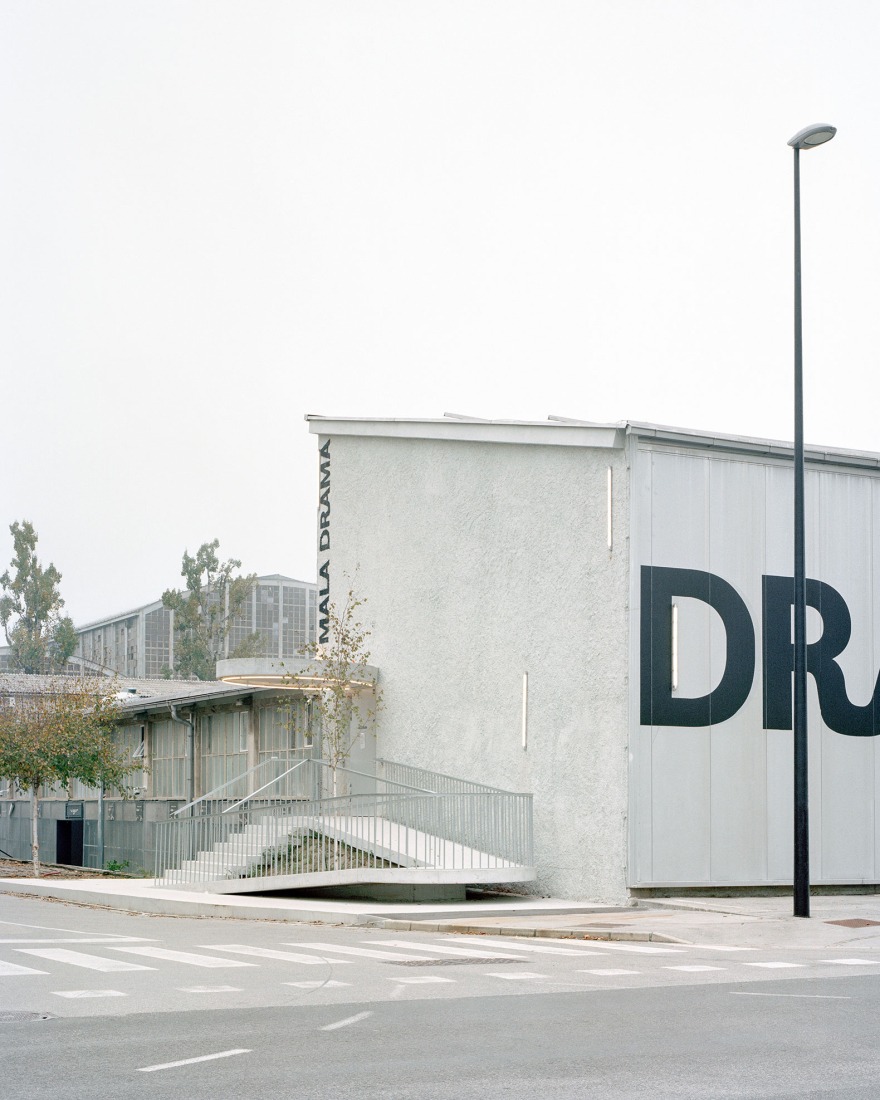 Temporary Spaces for Slovenian National Theatre Drama by Vidic Grohar Arhitekti. Photograph by Maxime Delvaux.