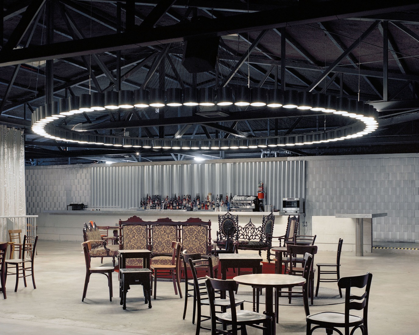 Temporary Spaces for Slovenian National Theatre Drama by Vidic Grohar Arhitekti. Photograph by Anja Vidic.