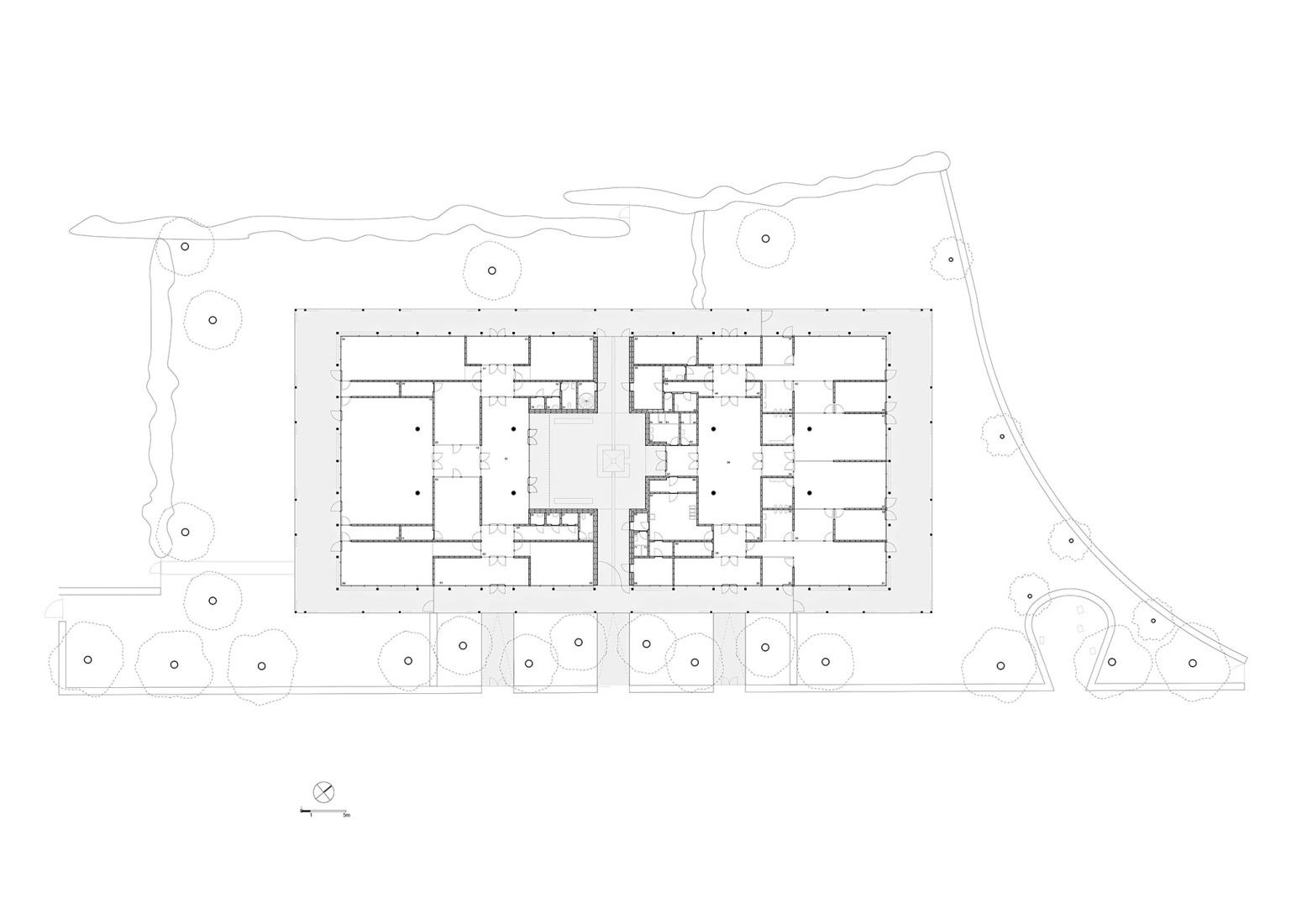 Ground floor plan. Inclusive Educational Centre by Enrico Molteni.