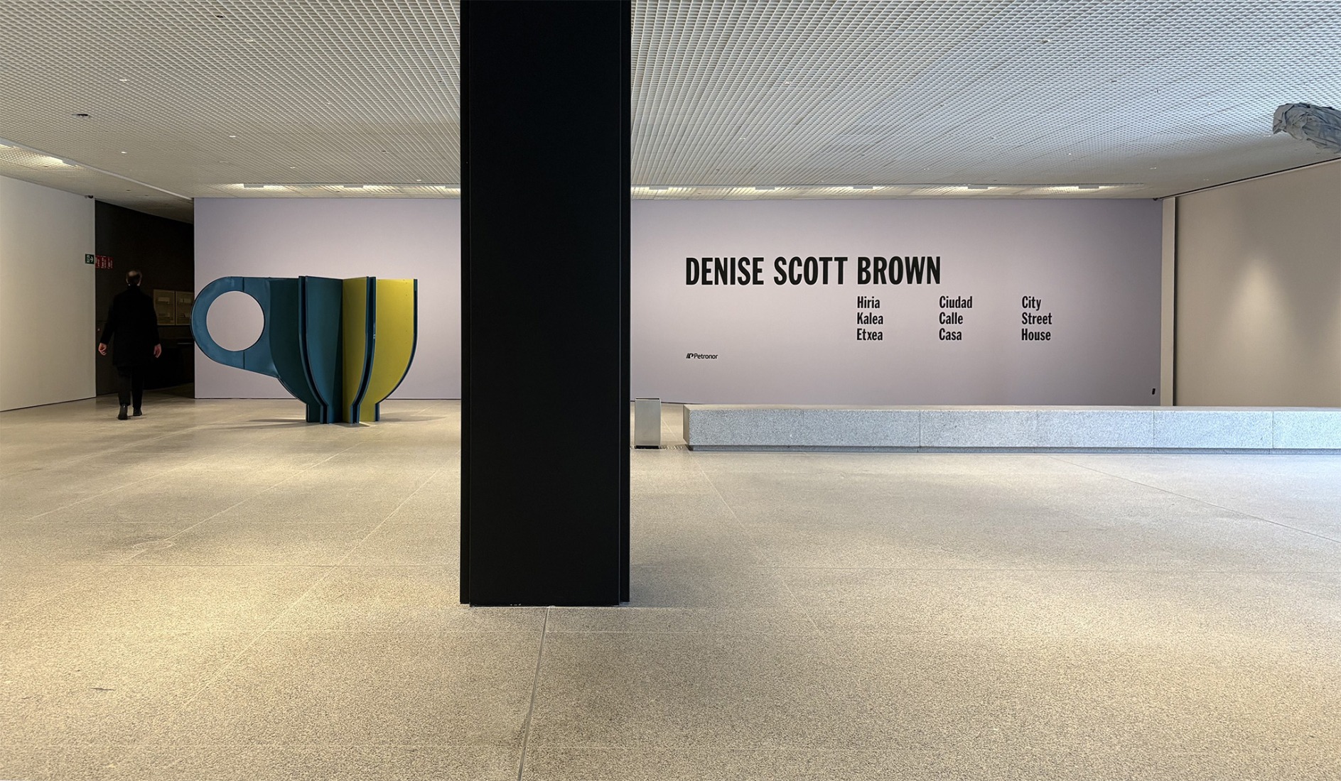 «Denise Scott Brown. City. Street. House» at the Bilbao Museoa. Photograph courtesy of mayorga + fontana arquitectura.