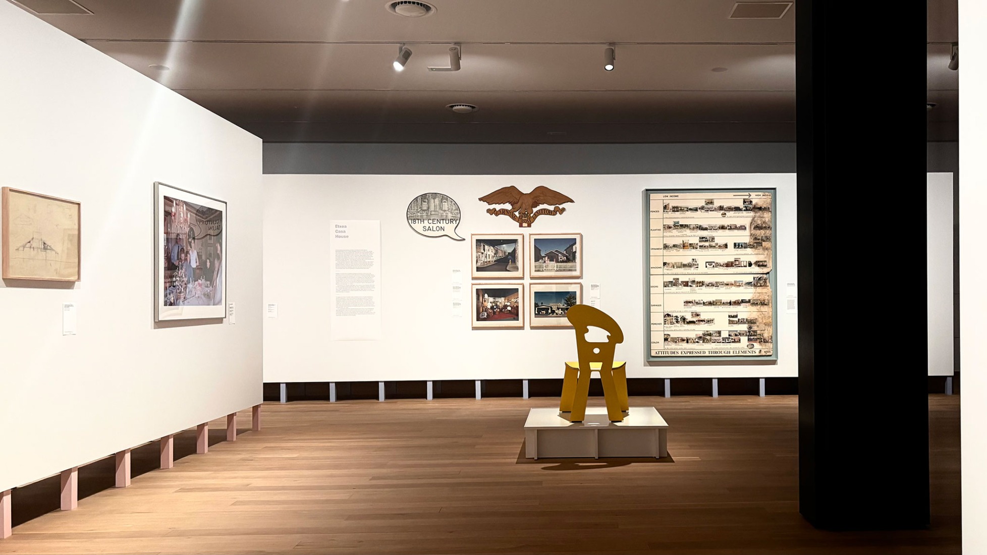 «Denise Scott Brown. City. Street. House» at the Bilbao Museoa. Photograph courtesy of mayorga + fontana arquitectura.