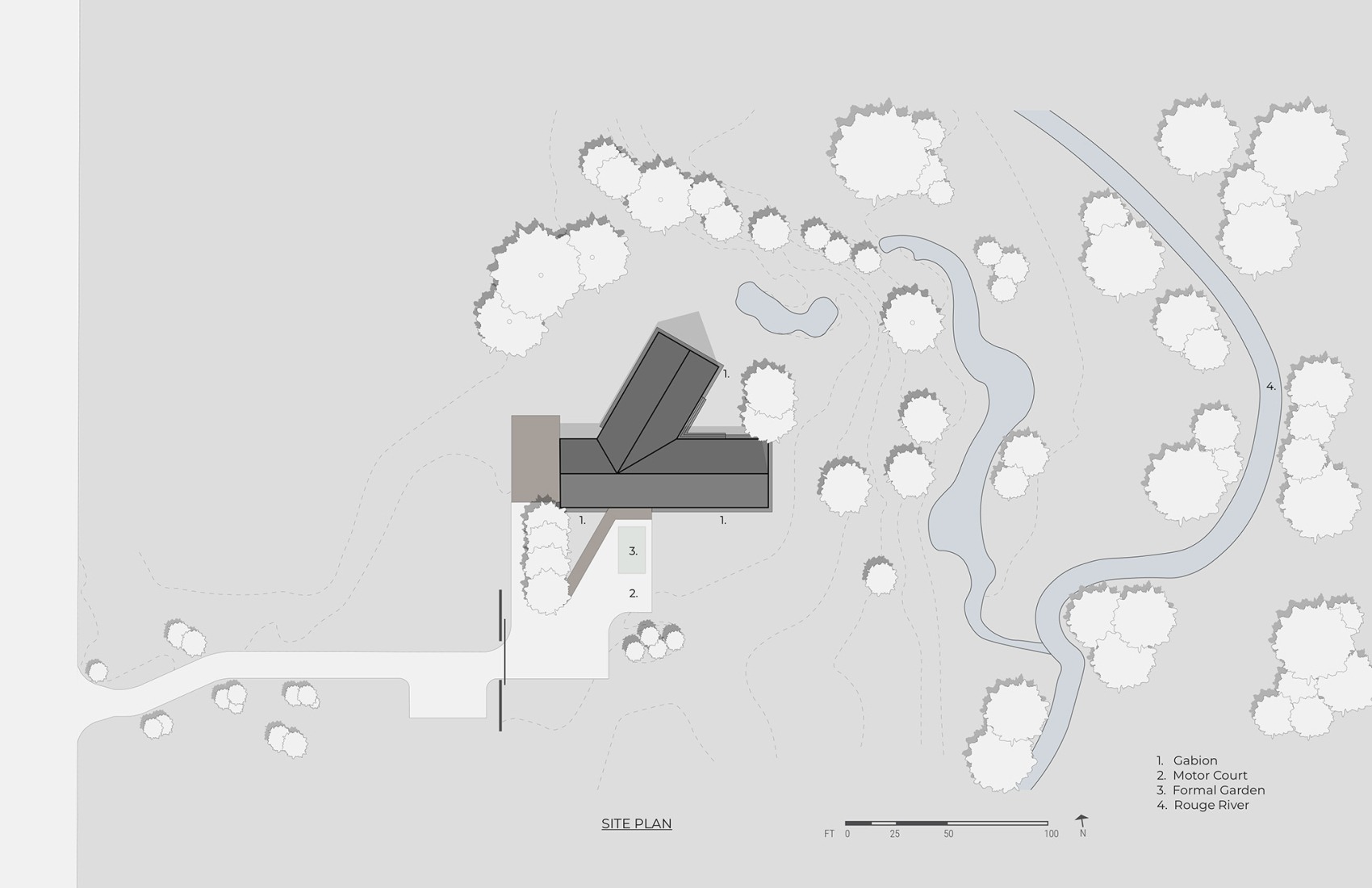 Site plan. Lakeside by Disbrow Iannuzzi.