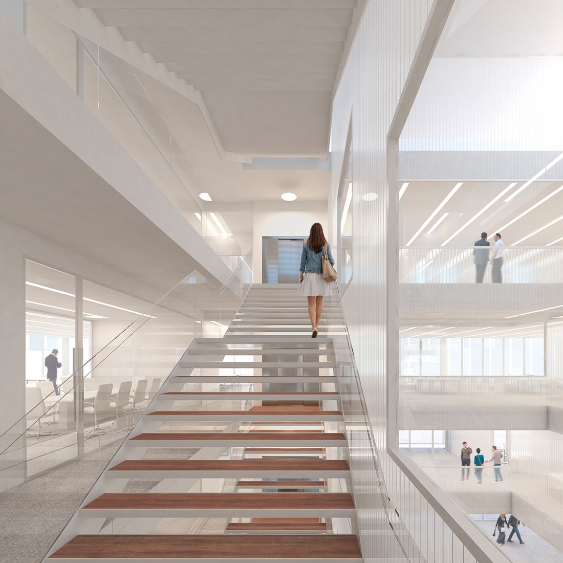 New Town Hall of Roquetas de Mar and expansion of the Plaza de la Constitución and adjacent public spaces by Estudio Carbajal SLP and Estudio Acta. Visualization courtesy of Estudio Carbajal SLP and Estudio Acta. 