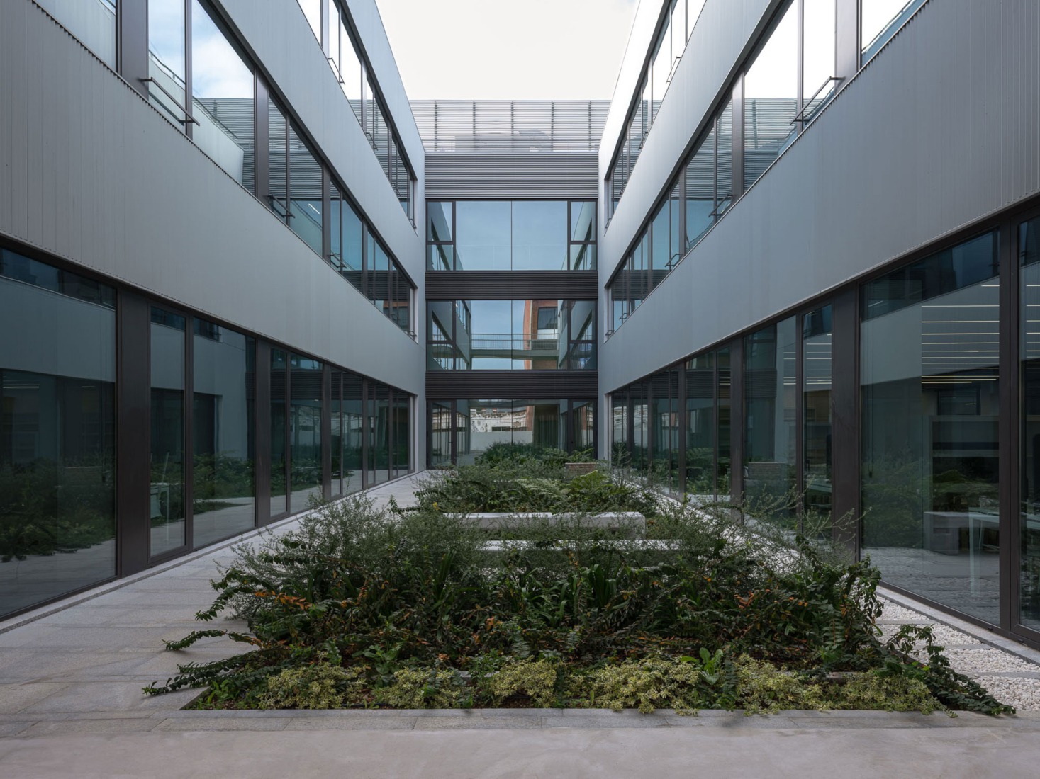 Expansion and renovation of the ETSIA of the Universidad de Sevilla by Estudio Carbajal. Photograph by Fernando Alda.