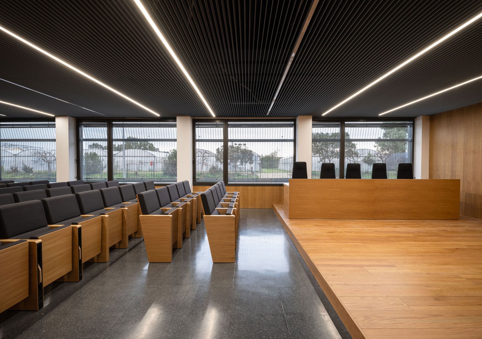 Expansion and renovation of the ETSIA of the Universidad de Sevilla by Estudio Carbajal. Photograph by Fernando Alda.