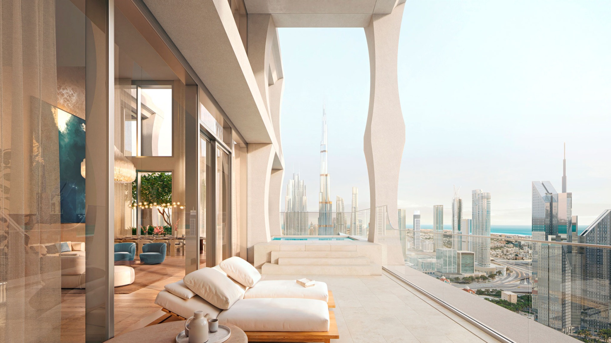 Rendering. Janu Dubai by Herzog & de Meuron.