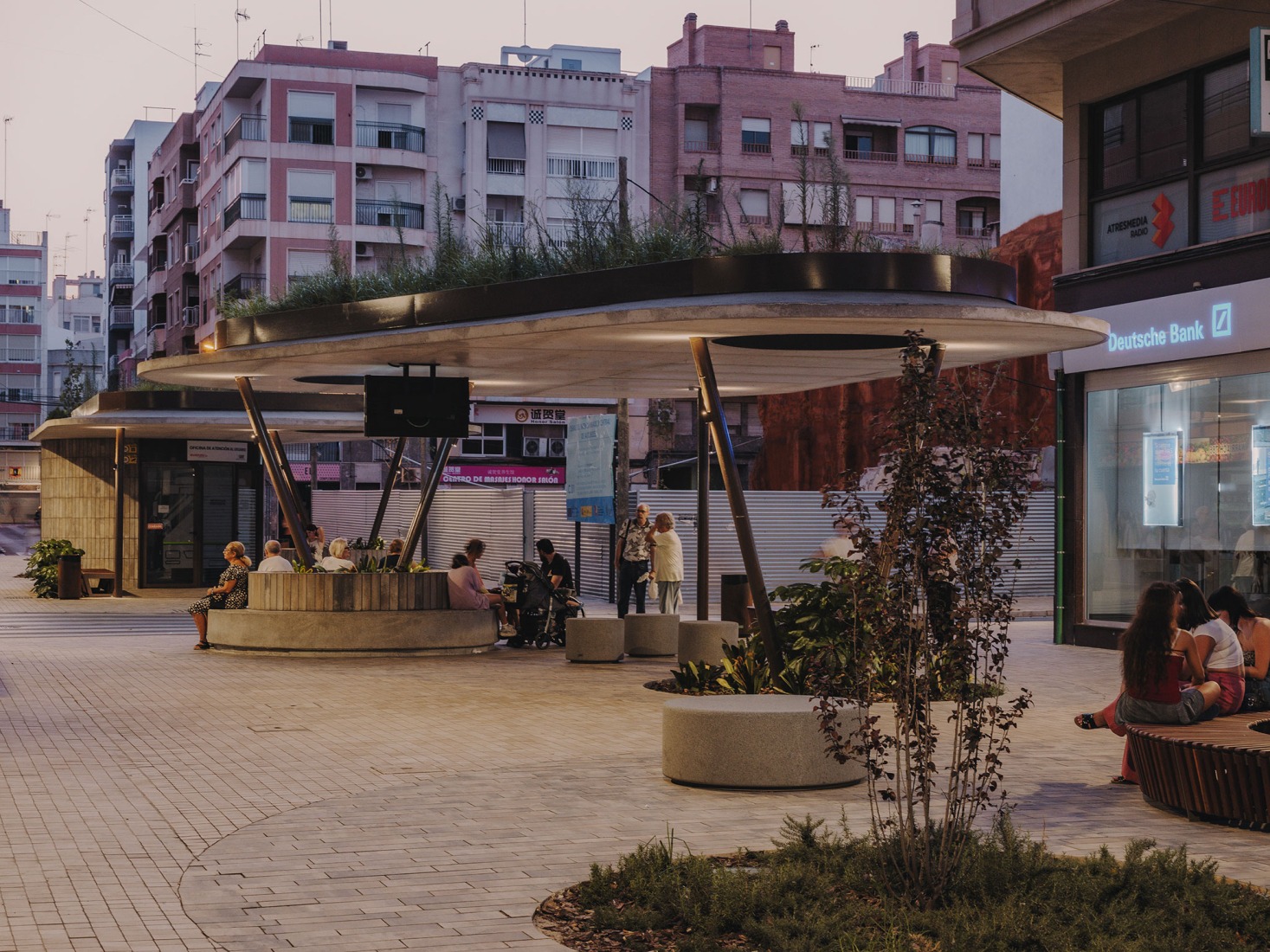 Dr. Caro urban bus interchange in Elche by ARN / Architects. Photograph by Oleh Kardash Horlay.