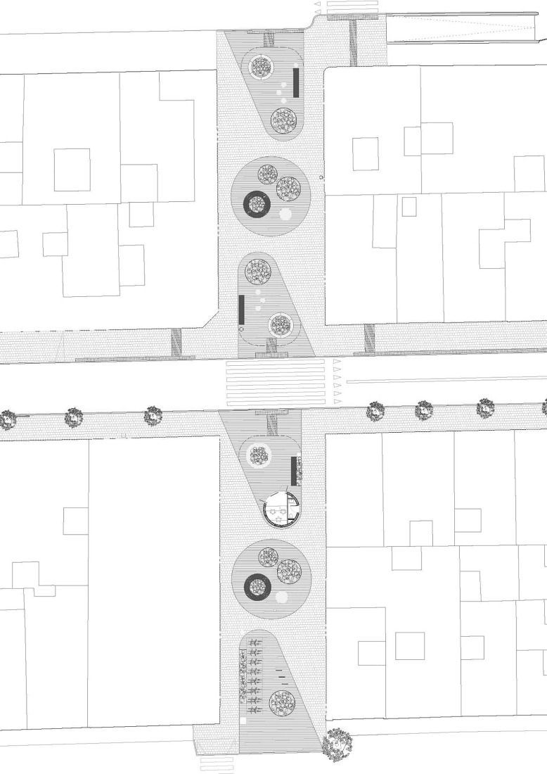 Ground floor plan. Dr. Caro urban bus interchange in Elche by ARN / Architects.