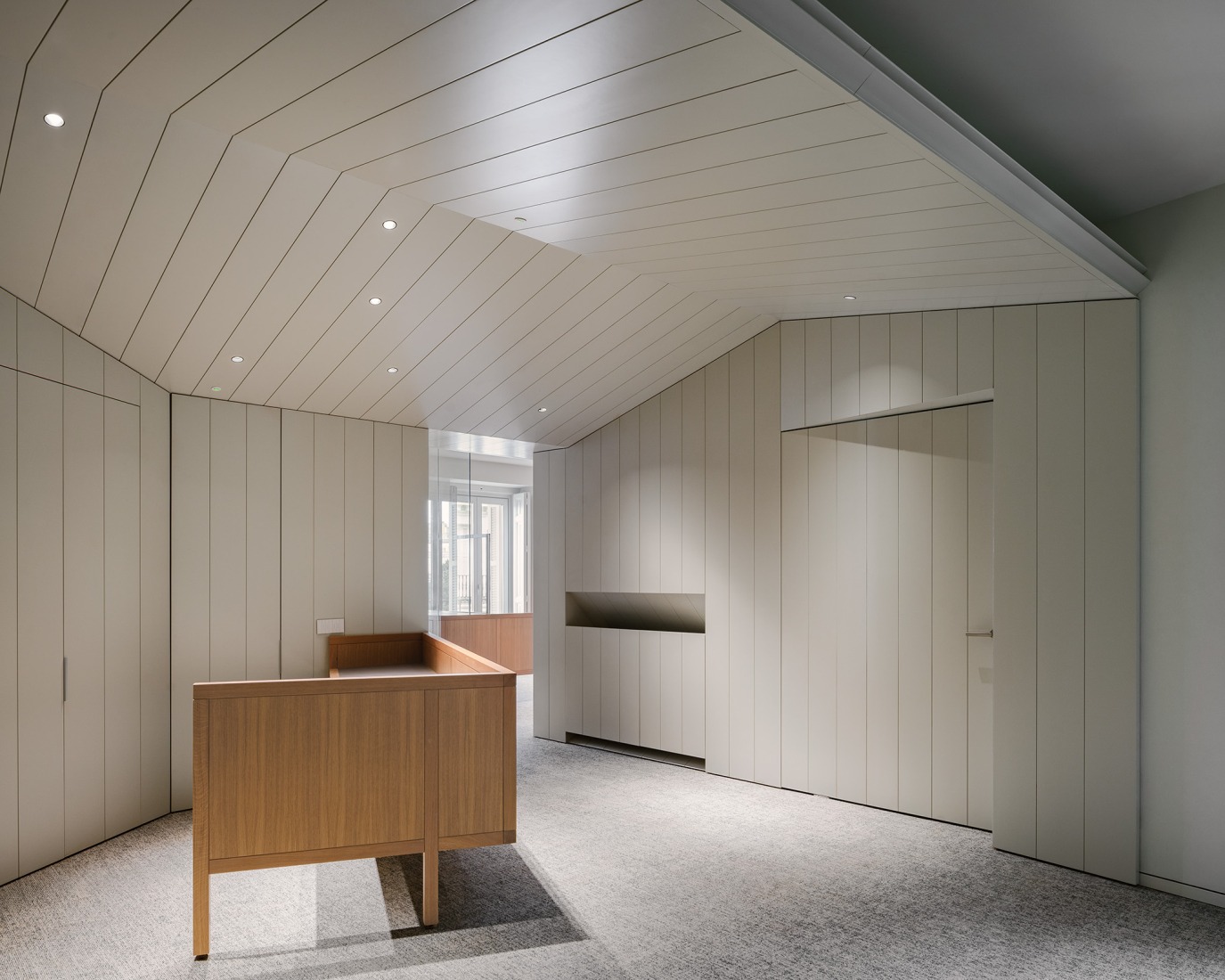 Headquarters of the Higher Council of Architects' Associations of Spain (CSCAE) by MID estudio. Photograph by María Azkarate Lete.