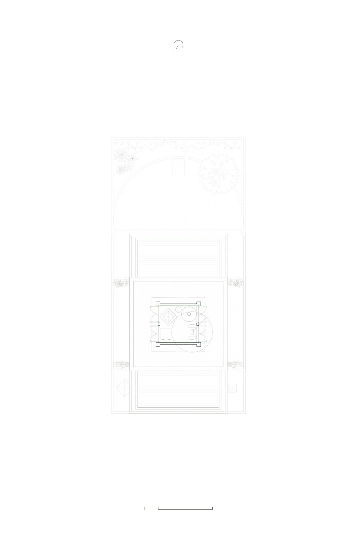 Plano de planta segunda. Casa Tlaloc por López González. 